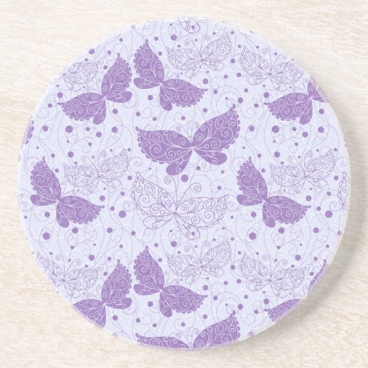 Dessous De Verre En Grès Motif de ressort (Devant)