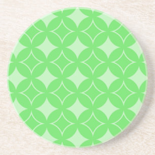 Dessous De Verre En Grès Motif de shippo vert citron