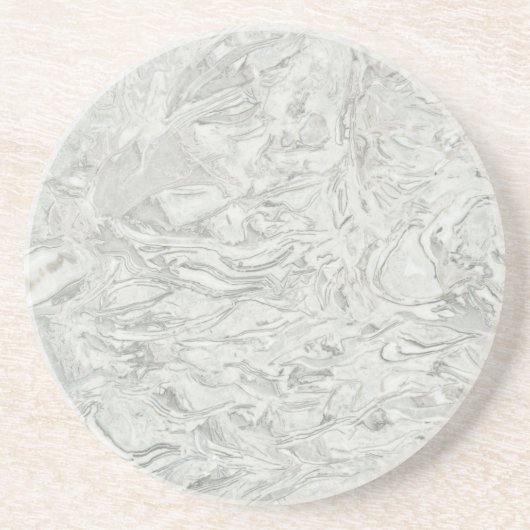 Dessous De Verre En Grès Motif de surface en marbre gris (Devant)