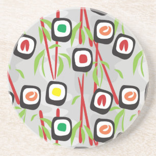 Dessous De Verre En Grès Motif de sushi