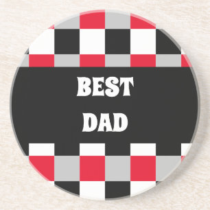 Dessous De Verre En Grès Motif de tableau de contrôle modifiable