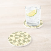 Dessous De Verre En Grès Motif de tortue (Côté)