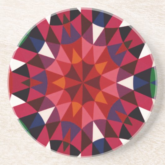 Dessous De Verre En Grès Motif de vacances (Devant)