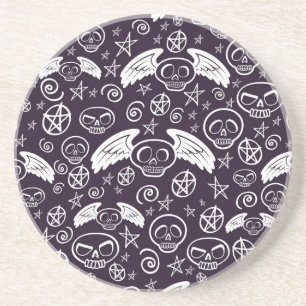 Dessous De Verre En Grès Motif de "vaudou"