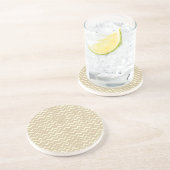Dessous De Verre En Grès Motif de zigzag (Côté)