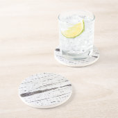 Dessous De Verre En Grès Motif d'écorce de bouleau (Côté)