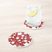 Dessous De Verre En Grès Motif d'éléments de cuisine (Côté)