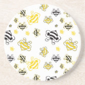 Dessous De Verre En Grès Motif des abeilles (Devant)