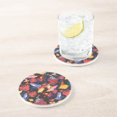 Dessous De Verre En Grès Motif des grenouilles d'amants (Côté)