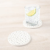 Dessous De Verre En Grès Motif d'étoiles (Côté)
