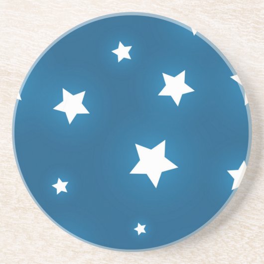 Dessous De Verre En Grès Motif d'étoiles (Devant)