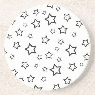 Dessous De Verre En Grès Motif d'étoiles