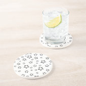 Dessous De Verre En Grès Motif d'étoiles (Côté)