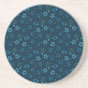 Dessous De Verre En Grès Motif d'étoiles