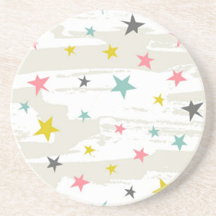 Dessous De Verre En Grès Motif d'étoiles