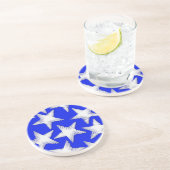 Dessous De Verre En Grès Motif d'étoiles (Côté)