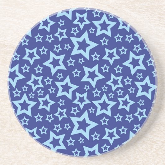 Dessous De Verre En Grès Motif d'étoiles (Devant)