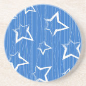 Dessous De Verre En Grès Motif d'étoiles (Devant)