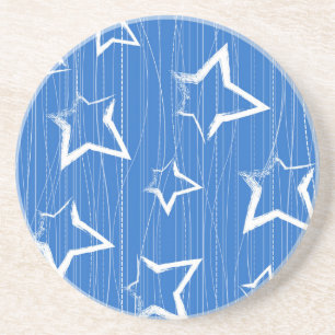 Dessous De Verre En Grès Motif d'étoiles