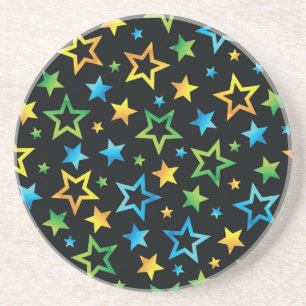 Dessous De Verre En Grès Motif d'étoiles