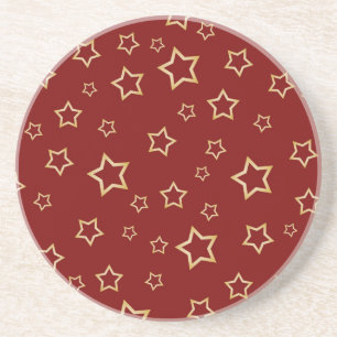 Dessous De Verre En Grès Motif d'étoiles