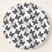 Dessous De Verre En Grès motif d'un papillon (Devant)