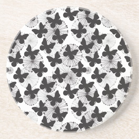 Dessous De Verre En Grès motif d'un papillon (Devant)