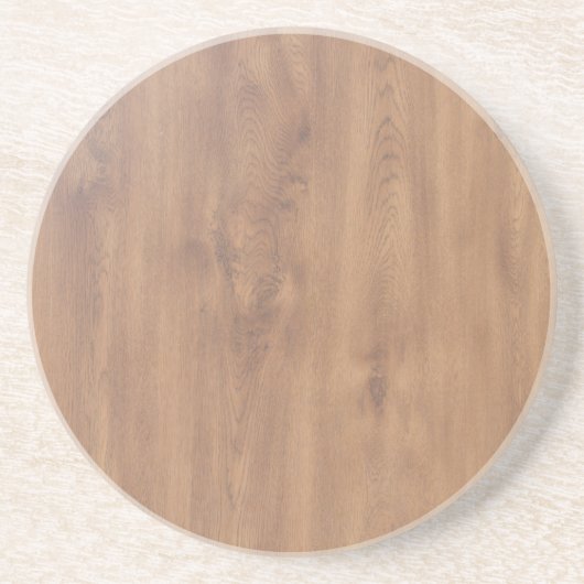 Dessous De Verre En Grès Motif en bois foncé (Devant)