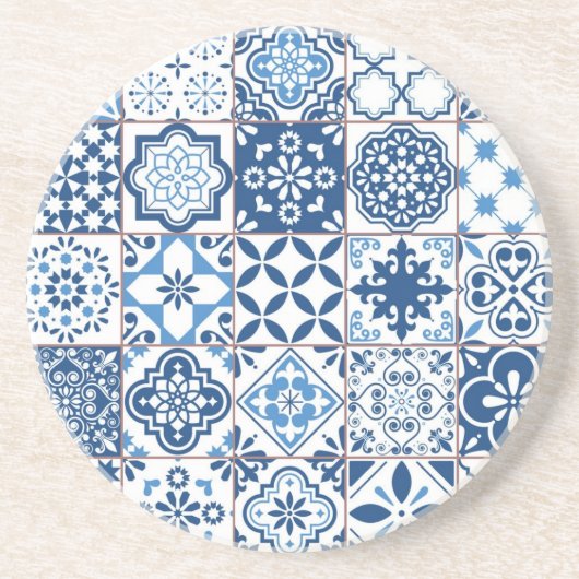 Dessous De Verre En Grès Motif en céramique (Devant)