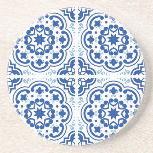 Dessous De Verre En Grès Motif en céramique (Devant)