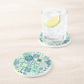 Dessous De Verre En Grès Motif en céramique (Côté)