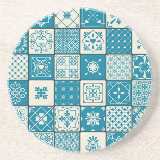 Dessous De Verre En Grès Motif en céramique (Devant)
