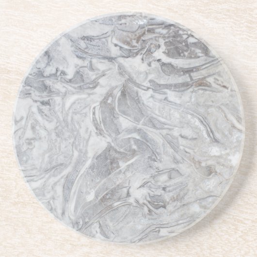 Dessous De Verre En Grès Motif en marbre (Devant)