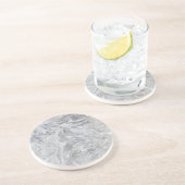 Dessous De Verre En Grès Motif en marbre (Côté)