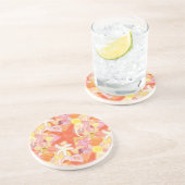 Dessous De Verre En Grès Motif en pastel de créature de mer (Côté)