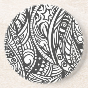 Dessous De Verre En Grès Motif ethnique 3