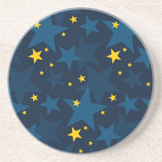 Dessous De Verre En Grès Motif étoiles (Devant)