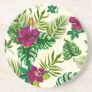Dessous De Verre En Grès Motif floral