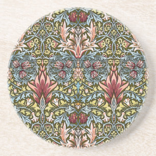 Dessous De Verre En Grès Motif floral à tête de serpent de William Morris