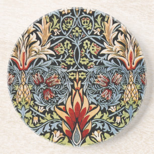 Dessous De Verre En Grès Motif floral à tête de serpent de William Morris
