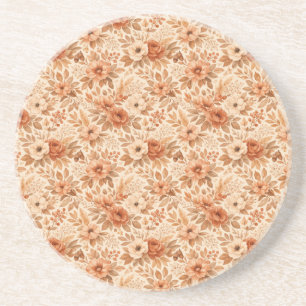 Dessous De Verre En Grès Motif floral automnal cosy