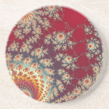 Motif floral en spirale