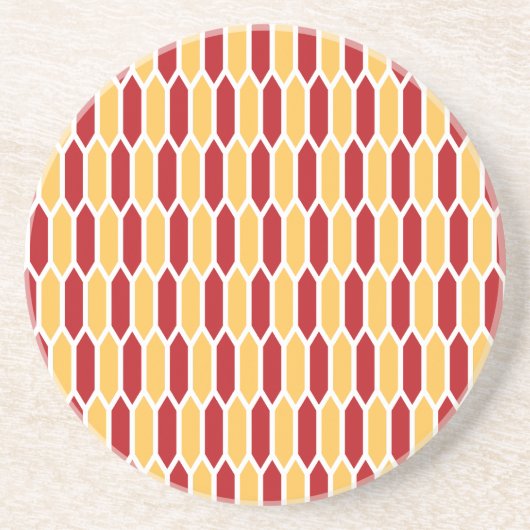 Dessous De Verre En Grès Motif géométrique (Devant)