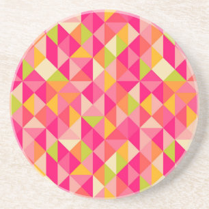 Dessous De Verre En Grès Motif géométrique de triangles