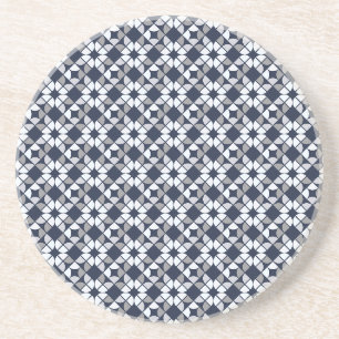 Dessous De Verre En Grès Motif géométrique Kaleidoscope