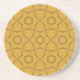 Dessous De Verre En Grès Motif géométrique moderne ethnique