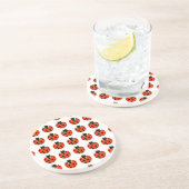 Dessous De Verre En Grès motif ladybug (Côté)