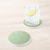 Dessous De Verre En Grès motif melon (Côté)