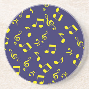 Dessous De Verre En Grès Motif musical