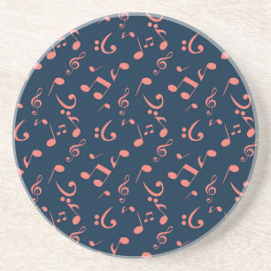 Dessous De Verre En Grès Motif musical